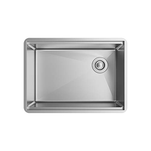 Image of Elkay Crosstown 18 Gauge Workstation Stainless Steel 25-1 /2 inch x 18-1 /2 inch x 9 inch Single Bowl Undermount Sink Kit