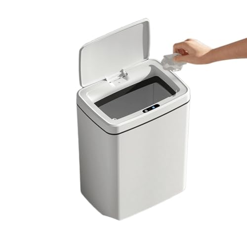 Bathroom Smart Sensor Trash Can Garbage Bucket Automatic for Kitchen Toilet Wastebasket Smart Home(E,30.5cm) image 3
