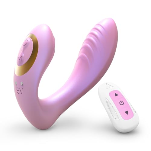 Tracys Dog Wearable Clitoral G Spot Vibrator Remote Control Adult Toys for Women Couples Flexible Vibrating Panty with 10 Vibrations Powerful Quiet Dual Stimulator Erotic Massage