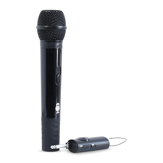 Singing Machine SMM107 Portable, Handheld, Wireless Karaoke Microphone, Black
