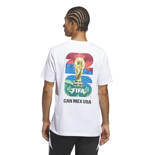adidas Men's World Cup 26 Official Match Ball Graphic T-Shirt,