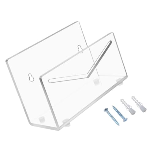 NUOBESTY Acrylic Letter Organizer Desk File Holder Office Desk Organization Mail Holder