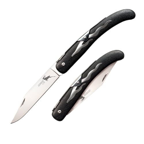 Cold Steel Kudu Lite 4.25' 5Cr15MoV Steel Clip Point Razor-Sharp Blade 5.75' Zy-Ex Handle Everyday Carry Versatile Folding Knife, Boxed
