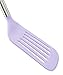 COOK with COLOR 5 Piece Nylon Cooking Utensil Set on a Ring with Gold Stainless Steel Rounded Handles (Lavender)