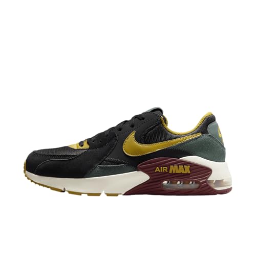 Nike Air Max Excee Men's Shoes (HQ3610-010, Black/Vintage Green/Dark Team Red/Bronzine) Size 8.5