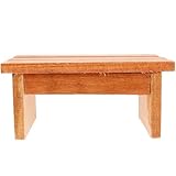Repose-pieds en bois pour sauna – petites particules et grandes particules polyvalentes pour sauna, pour une sensation de souplesse et de confort sous la plante des pieds, bain de pieds