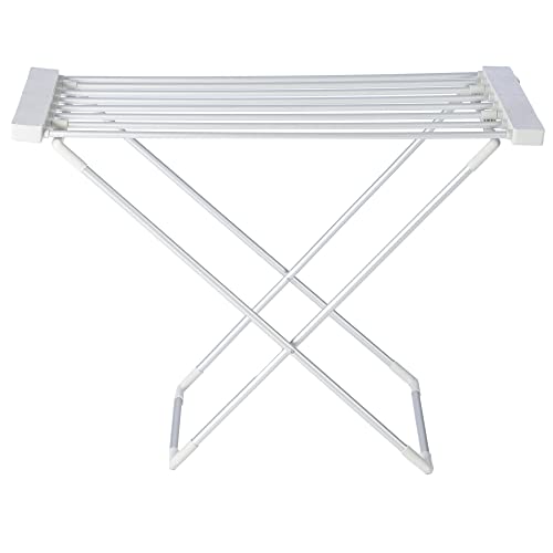 Homefront 130W Electric Heated Clothes Airer – Lightweight Folding Indoor Dryer Rack with 8 Aluminium Heated Bars, Compact & Energy-Efficient Laundry Dryer, 6.5m Drying Space - Image 8
