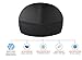 Low-Profile Cooling Helmet/Hard hat Liner, Stretch Working Cap, Summer Sweat Wicking Skull Cap, Running Beanie Sun Protection (Black Strips, 1)