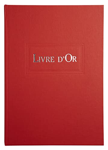 Livre d'or A4 Exacompta Le Dauphin rouge à 96 pages blanches pour événements