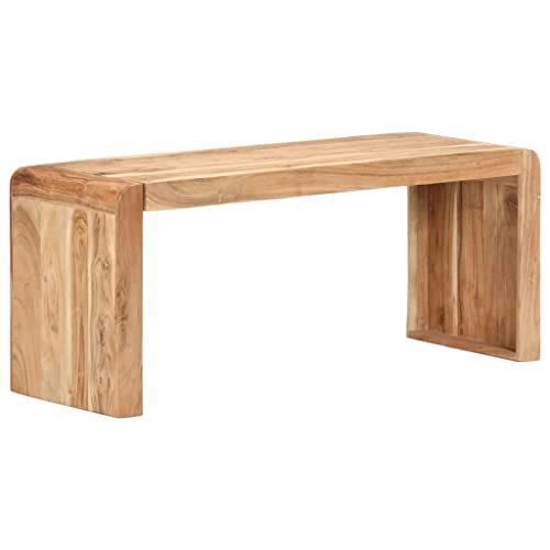 vidaXL Banco Jardín Muebles Mobiliario Terraza Patio Balcón Exterior Decoración Recibidor Asiento...