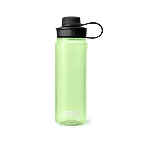 Image of YETI Yonder Water Bottle with Yonder Tether Cap, Lightweight, Leakproof and BPA-Free