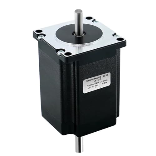 Moteur pas à pas Nema 23 bifilaire à double arbre 2 Nm pour commande CNC