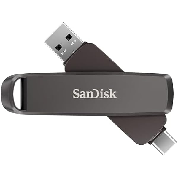 SanDisk SDDDE1-2T00-G46 unit flash USB 2 TB USB Type-A USB Type-C 3.2 Gen 2 3.1 Gen 2 Nero
