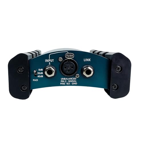 Boîte de direct active élimination des buzz et convertisseur d'impédance DI BOX stéréo