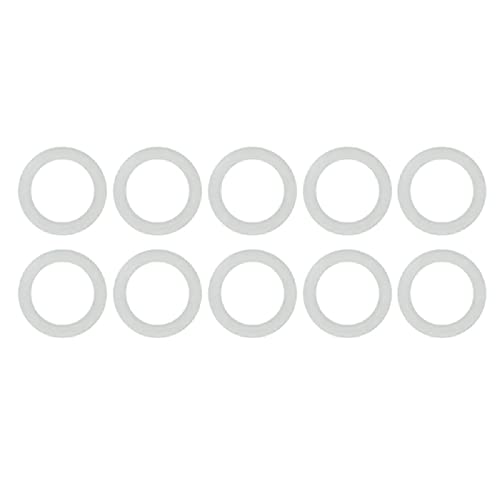 Pack of 10 Clear Silicone O-Rings (5mm (0.2