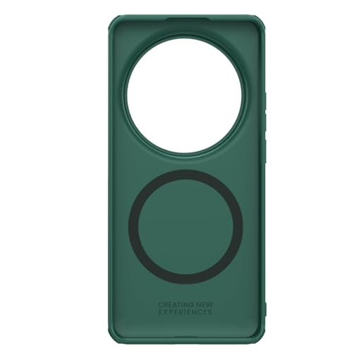 Image of Nillkin Case for Xiaomi Mi 15 Ultra (6.73 inch Inch) Super Frosted Shield Pro Magnetic Hard Back Soft Border (PC + TPU) Cover Raised Bezel Camera Protect Green Color