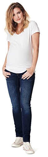 Noppies Jeans OTB Slim Mila Comfort Vaqueros premamá, Azul (Everyday Blue C320), 38W x 32L para Mujer