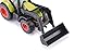 siku 1392, Claas Axion mit Frontlader, Metall/Kunststoff, Grün, Anhängerkupplung, Beweglicher Frontlader und Schaufel, Abnehmbare Kabine