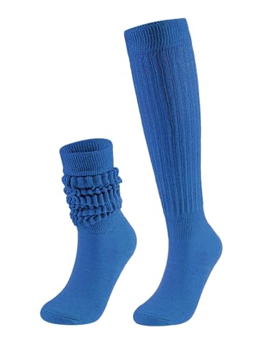 Image of Slouchy Socks for Women Stretchy Knee-High Scrunch Socks Soft Long Slouch Boot Socks