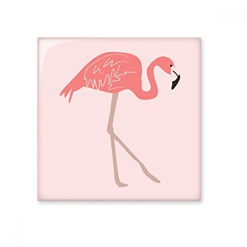 Walking Flamingo Pattern Pink Ceramic Tile Glossy Decal Glazed Brick Adorn Stone #TOP28