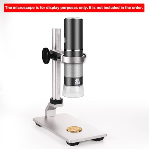 Image of Jiusion Aluminium Alloy Universal Adjustable Professional Base Stand Holder Desktop Support Bracket for Max 1.4 inch in Diameter USB Digital Microscope Endoscope Magnifier Loupe Camera