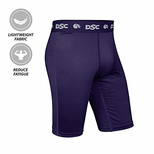 Image of DSC Men's Compression Shorts, Half Tight Athletic Underlayer for Workout, Gym, Sports & Cycling - Breathable Muscle Support