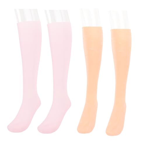 Chaussettes hydratantes en silicone pour réparer la peau sèche des pieds (2 paires)