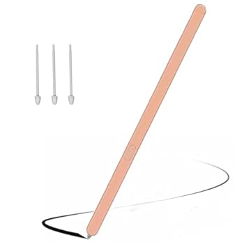 Z Fold 5 Slim S Pen Fold Edition compatível apenas com telefones Galaxy Z Fold5, ponta fina de caneta de 1,5 mm, níveis de pressão 4096 (laranja)