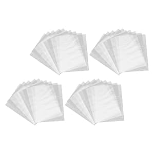 Garneck 100 Stück PVC Schrumpffolie Beutel