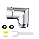 LUOFANT Shower Head Elbow Adapter, Shower Arm Elbow Adapter for Hand Showers and Wall-mounted Showers,Shower Arm Extension (90degree)