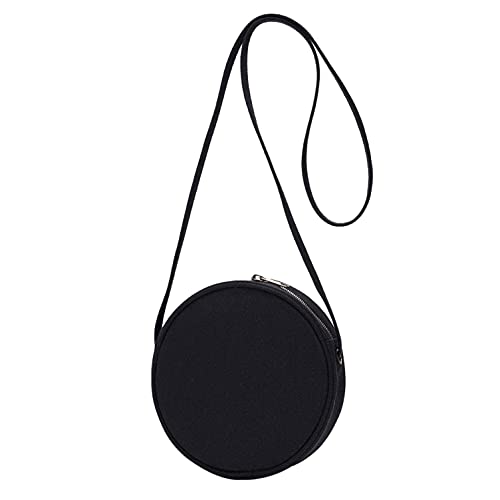Image of Lify Women's Women's Round Crossbody Handbags Mini Shoulder Bag Round Crossbody Wallet, Fashion Circle Crossbody Purse Clutch Handbag- 1 Piece