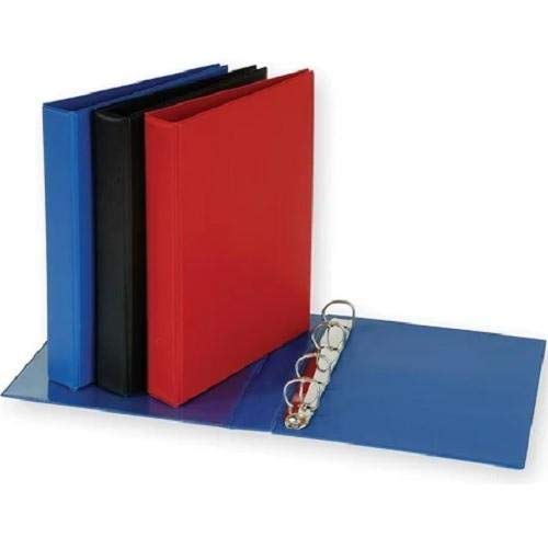 2K EVRAK SUNUM KLASÖRÜ A5 PVC 3 CM 4 HALKALI 19,5X23 CM MAVİ KUTU İÇİ 12 ADET