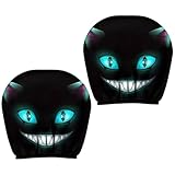 Genérico Fundas para Reposacabezas de Coche | 2 Piezas Protector de Asiento Automotriz | Protector de Reposacabezas de Asiento de Coche | para Decoración Halloween Navidad Sedán Camioneta SUV