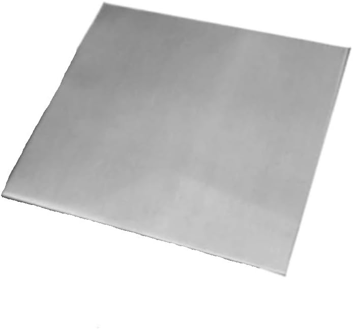 1pc High Pure Mo 99.99% Molybdenum Sheet Metal Plate Thickness 0.025mm-1.2mm Mo Foil 100x100mm1.2x100x100mm