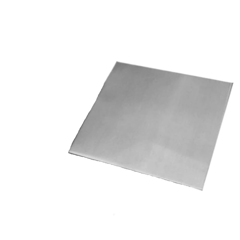 Plaque de tôle de molybdène haute pureté Mo 99.99%, épaisseur 0.025mm-1.2mm, feuille Mo 100x100mm, 1 pièce(0.8x100x100mm)