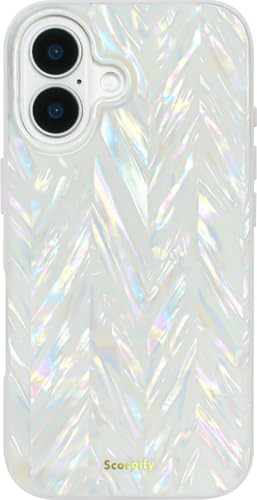 Coque iPhone 16 aimantée avec motif colonne vertébrale colorée