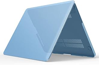 IBENZER Compatible with Macbook Pro 13 Inch Case 2015 2014 2013 end 2012 A1502 A1425, Hard Shell Case with Keyboard Cover for Old Version Apple Mac Pro Retina 13, Airy Blue, R13ARBL+1A