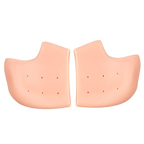 Image of Gel Heel Protectors for Men Women, Heel Pads Cushion, Plantar Fasciitis Inserts, Gel Guard Moisturizing Relief for Blister, Cracked Foot, Spurs Soft Cushion Support Protective Insert Sleeve(2Pairs)