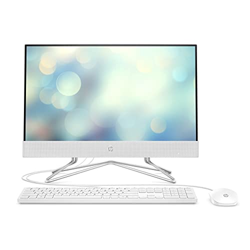 Image of HP 27 All in One Desktop Computer, 27 inch FHD IPS, with Office Lifetime License, AMD Ryzen 3 7320U, 8 GB RAM, 256 GB SSD, HDMI, Wi-Fi 6, Wired KB & Mouse, Windows 11 Pro, USB Flash Drive, Patented Mouse