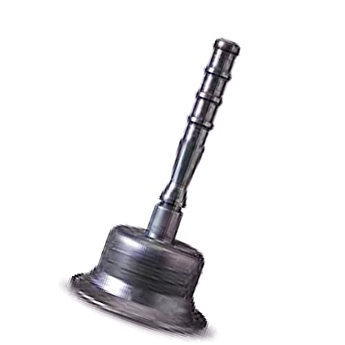 Bricoloco Desatascador tuberías a presión doble campana grande caucho natural. 115 mm. Succión doble mejorada. Para todo tipo de desagües, baños, cocinas, duchas o bañeras