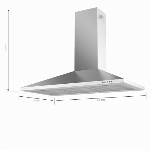 Hotte aspirante pyramidale Bolero Flux PM 903500 Inox B - vue 3
