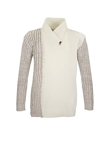 Lavecchia Men's Knit Sweater Ecru-Beige