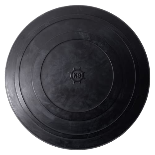 Ultra Durable Flying Disc - Lifetime Replacement Guarantee - Aggressive Chewer Approved - Made In Usa - Medium/Large Dogs - Safe & Non-Toxic Natural Rubber - Monster K9 Dog Toys #TOP6