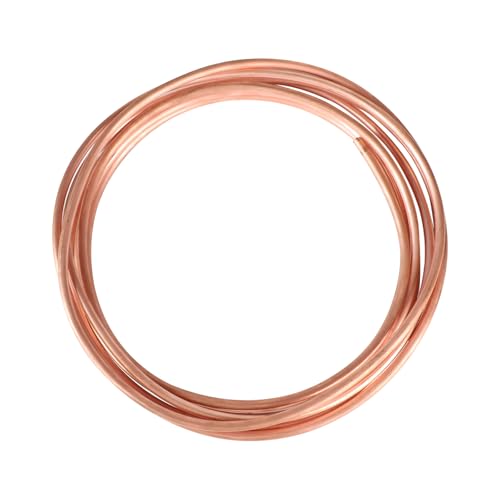 EXLECO 5M Weiches Kupferrohr 6mm OD x 4mm ID x 1mm Dicke Kupferrohr Weich Ringware Gute Duktilität Kupferspirale Rohr Wasserrohr Kupfer Gasrohr Copper Tube Kupferleitung Hydraulikrohr für Kältetechnik EXLECO 5M Weiches Kupferrohr 6mm OD x 4mm ID x 1mm Dicke Kupferrohr Weich Ringware Gute Duktilität Kupferspirale Rohr Wasserrohr Kupfer Gasrohr Copper Tube Kupferleitung Hydraulikrohr für Kältetechnik