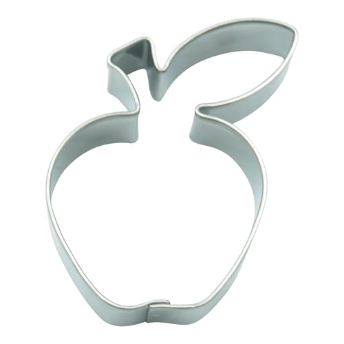 BekkiB - Emporte-pièce « pomme » – env. 4,5 x 3,6 cm – Emporte-pièce en acier inoxydable...