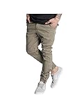  Khujo Herren Hose, Bradley, Olive (32/32, Olive)