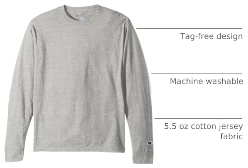 Image of Champion Cotton Tee (Patriotic Long Sleeve Script)