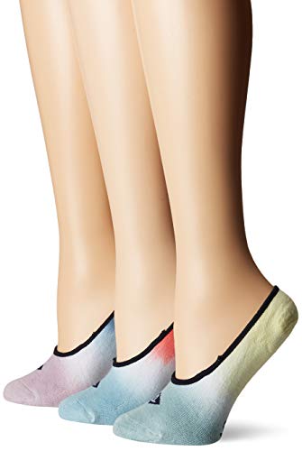 Sperry Top-Sider Women's Padded Sole Liner Socks, 3 Pair, black, Shoe Size: 5-10