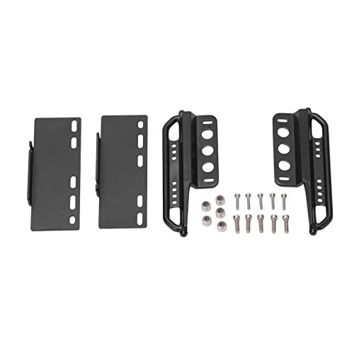 Jeanoko 1/24 RC Side Pedal, Wear Resistance High Simulation Iron High Strength RC Side Step Plate fo