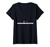 Vous aimez le pays Congo-Brazzaville ? Les vêtements amusants avec citation I Heart Congo-Brazzaville pour homme et femme.